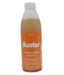 Alumiinirungon hoitoöljy 500 ml Buster